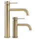 Змішувач для раковини (умивальника) REA LUNGO GRIP BRUSHED GOLD високий REA-B6896 фото 4
