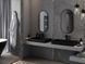 Зеркало MEXEN LOFT 90x45 BLACK овальное MEX-9851-090-045-000-70 фото 3