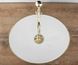 Умывальник (раковина) REA SOFIA BRUSHED GOLD WHITE накладной * REA-U3697 фото 4