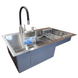 Комплект кухонной мойки Kraft Handmade HS R 780х480 (3.0/1.0 мм) SM2300 фото 2