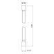 Шланг для душу Kroner KRM - C608 Anti-Twist 120 см CV029961 фото 2