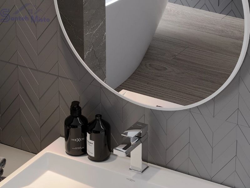 Зеркало MEXEN LOFT 30 WHITE круглое MEX-9850-030-030-000-20 фото