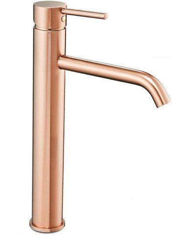 Змішувач для раковини (умивальника) REA LUNGO ROSE GOLD золото рожеве REA-B6321 фото
