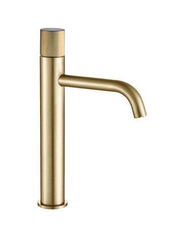 Змішувач для раковини VBI MILANO DUO BRUSHED GOLD високий VBI-050101BG-H02BG фото