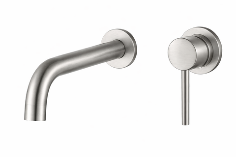 Змішувач для раковини VBI MILANO LONG NICKEL прихованого монтажу VBI-050103NI фото