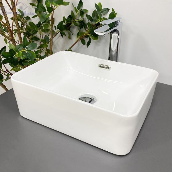 Умивальник (раковина) VBI ARABBA S WHITE накладний VBI-013500 фото
