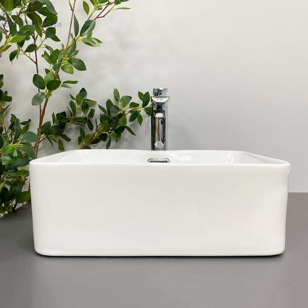 Умивальник (раковина) VBI ARABBA S WHITE накладний VBI-013500 фото