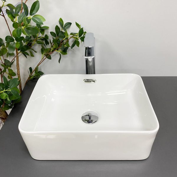 Умивальник (раковина) VBI ARABBA S WHITE накладний VBI-013500 фото