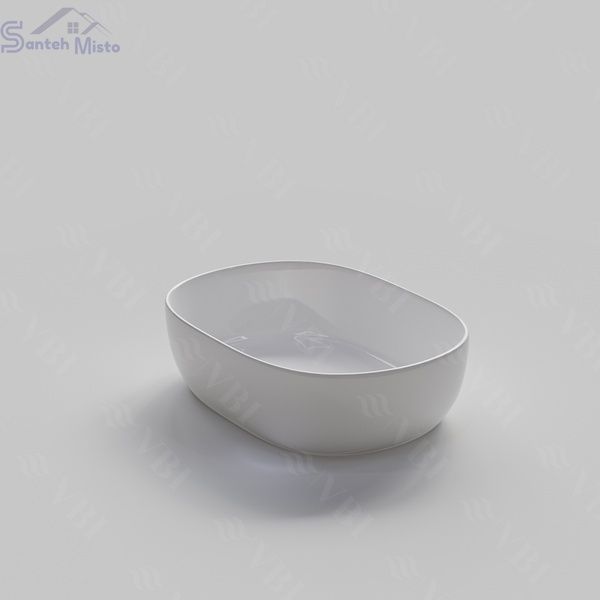 Умывальник (раковина) VBI MODENA S WHITE накладной VBI-012001 фото