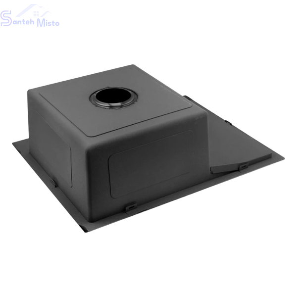 Комплект кухонной мойки Kroner Schwarze - 6350RHM PVD (3.0/1.0 мм) SM0461 фото