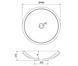 Умивальник (раковина) MEXEN HEBA TRANSPARENT накладний MEX-24064500 фото 6