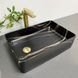 Умивальник (раковина) VBI VELLETRI BLACK STONE MATT накладний VBI-015902 фото 5