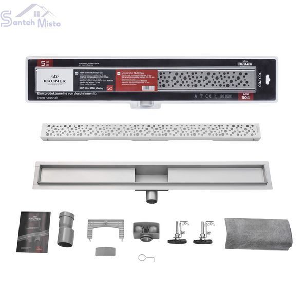 Трап линейный Kroner KRP Eifel M70 Muster CV034166 фото