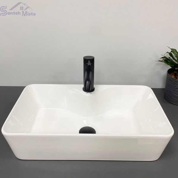 Умивальник (раковина) VBI FORLI L WHITE накладний VBI-011103 фото