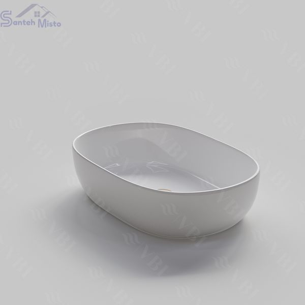 Умивальник (раковина) VBI MODENA WHITE накладний VBI-012000 фото