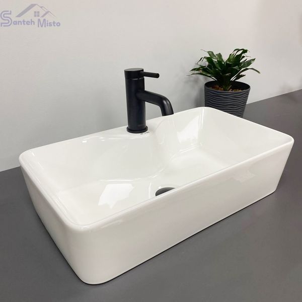 Умивальник (раковина) VBI FORLI L WHITE накладний VBI-011103 фото