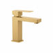 Змішувач для раковини VBI LORENO BRUSHED GOLD низький VBI-050200BG фото 1