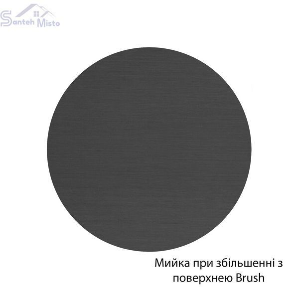 Кухонна мийка Kroner KRP Schwarze - 7848LHM PVD (3.0/1.0 мм) CV030023 фото