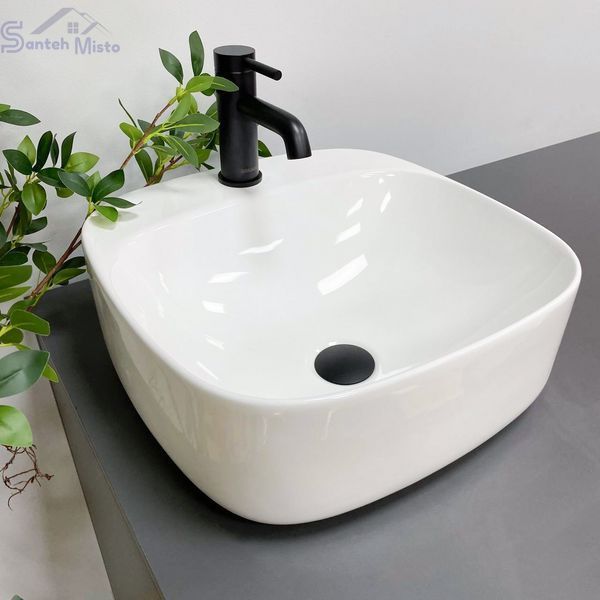 Умивальник (раковина) VBI NARNI WHITE накладний VBI-014901 фото