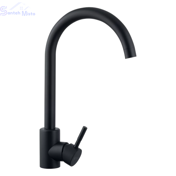 Комплект кухонной мойки Kraft HM 50х50 NANO BLACK (DECOR) PVD (3.0/1.0 мм) SМ55040 фото
