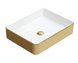 Умивальник (раковина) MEXEN ESTELA GOLD WHITE накладний * MEX-22105053 фото 1