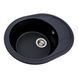 Гранитная мойка для кухни Platinum 5847 ONYX матовая (черная) 38976 фото 2