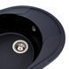 Гранитная мойка для кухни Platinum 5847 ONYX матовая (черная) 38976 фото 3