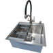 Комплект кухонної мийки Kraft KRF 5050 decor (3.0/1.0 мм) SM1595 фото 1