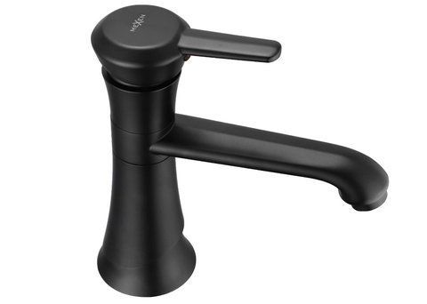 Змішувач для раковини (умивальника) MEXEN ROSE BLACK чорний низький MEX-73300-70 фото