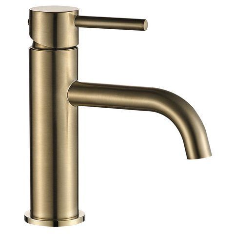 Змішувач для раковини VBI MILANO BRUSHED GOLD низький VBI-050100BG фото