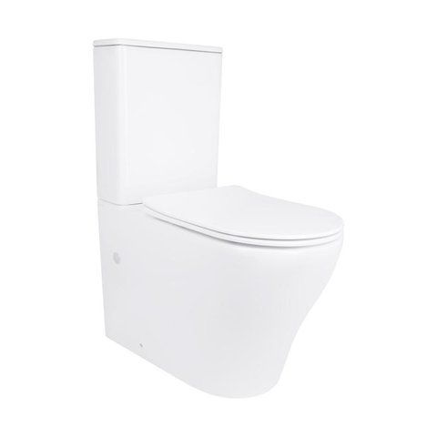 Унитаз напольный Qtap Virgo Ultra Quiet безободковый с сиденьем Soft-Close WHITE QT18226092AW SD00052581 фото