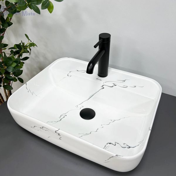 Умивальник (раковина) VBI RAGUSA MARMO GLOSSY накладний VBI-014501 фото
