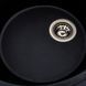 Гранитная мойка для кухни Platinum 5847 ONYX матовая (черный металлик) 38978 фото 5