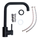 Комплект кухонної мийки Kraft HM 50х50 NANO BLACK PVD (3.0/1.0 мм) SM633 фото 8
