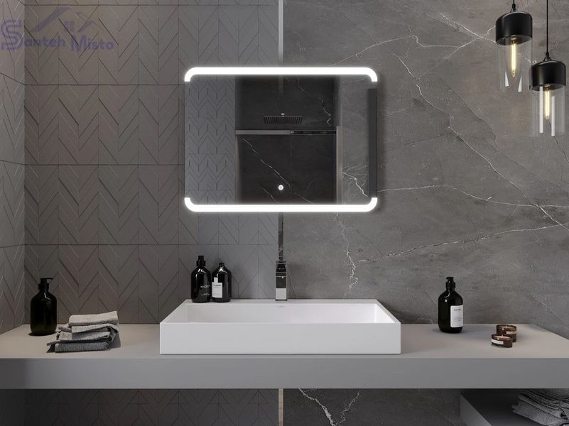 Дзеркало MEXEN NIDA 80x60 LED прямокутне MEX-9806-080-060-611-00 фото