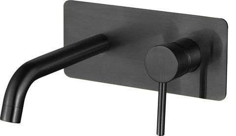 Змішувач для раковини VBI MILANO LONG 2 BLACK прихованого монтажу VBI-050112BL фото