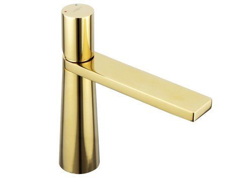 Змішувач для раковини (умивальника) MEXEN NOX GOLD золотий низький MEX-744200-50 фото