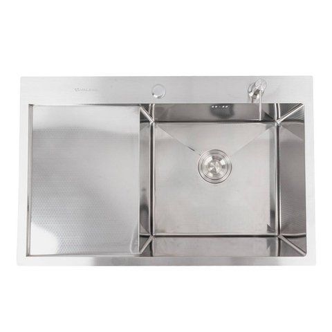 Кухонная мойка CM 78*50 R D&Eacute;COR нержавейка VALESO Handmade 51750 фото