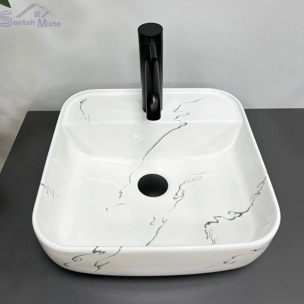 Умивальник (раковина) VBI RAGUSA S MARMO GLOSSY накладний VBI-014502 фото