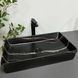 Умывальник (раковина) VBI TRIEST BLACK STONE MATT накладной VBI-012703 фото 4