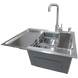 Комплект кухонної мийки Kraft Satin BLS 650х480(3.0/1.0 мм)&nbsp; SM1190 фото 3