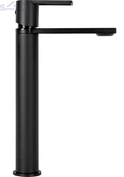 Змішувач для раковини (умивальника) REA FLIP BLACK чорний високий * REA-B2007 фото
