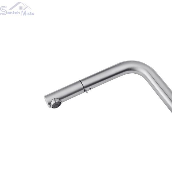 Смеситель для кухни с выдвижным изливом Kroner KRP Edelstahl Klassisch - ESG03917 CV032284 фото