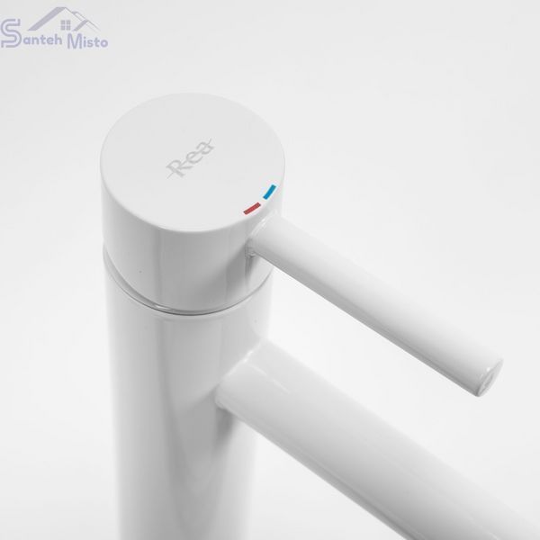 Смеситель для раковины (умывальника) REA LUNGO WHITE MATT высокий REA-B4400 фото