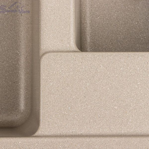 Гранітна мийка для кухні Platinum 7850W TOSKANA матовий Титан 40385 фото