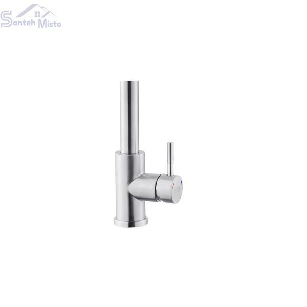 Смеситель для кухни с выдвижным изливом Kroner KRP Edelstahl Klassisch - ESG03917 CV032284 фото