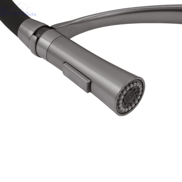 Комплект кухонной мойки Kroner KRP Schwarze - 50х50HM PVD (3.0/1.0 мм) SM0533 фото