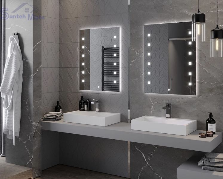 Зеркало MEXEN NER 60x80 LED прямоугольное MEX-9809-060-080-611-00 фото