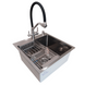 Комплект кухонной мойка Kraft KRF 5050 decor (3.0/1.0 мм) SM6095 фото 3
