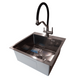 Комплект кухонной мойка Kraft KRF 5050 decor (3.0/1.0 мм) SM6095 фото 6